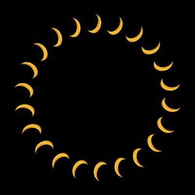 Yellow moon round preview