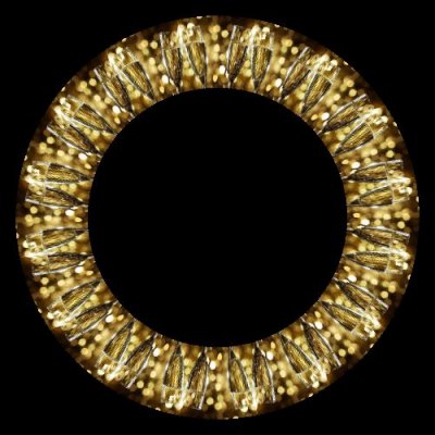 NYE New Year's Eve Champagne Toast Glass Gold Glitter Seamless round preview