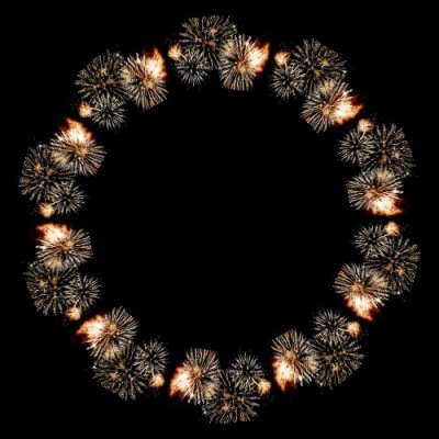 Fireworks Seamless round preview