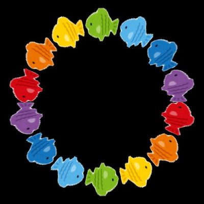 Colorful Fish round preview