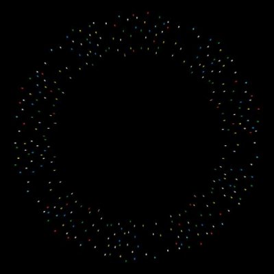 Colorful Dot Flash round preview