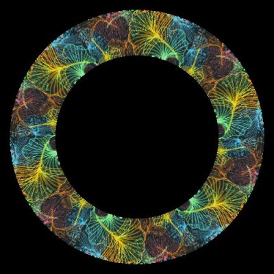 Trippy Leaves round preview