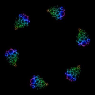 Bubbles Simple round preview