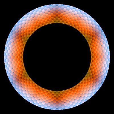 Hexagon Sunset round preview