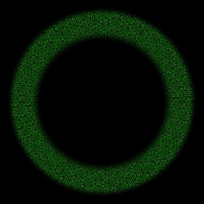 TriWeave TronGreen round preview