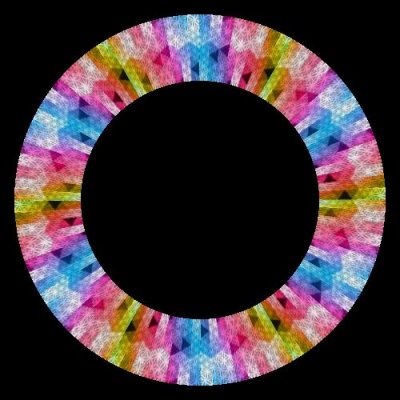 Continuous Flower round preview