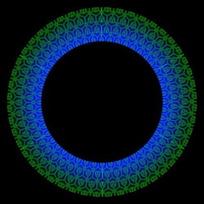 QBert Blue-Green round preview