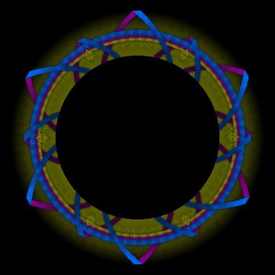 Halftone - Neon Chain round preview