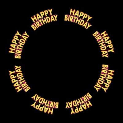 happy birthday round preview
