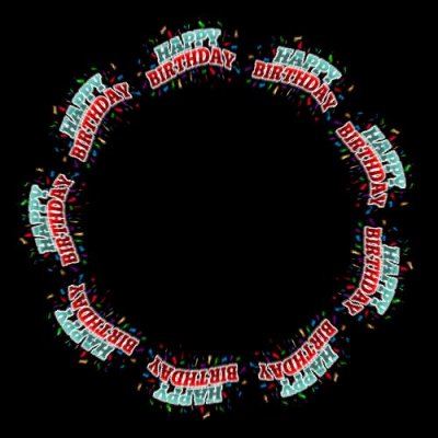 happy birthday round preview