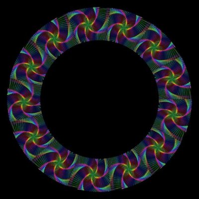 Rainbow SpiroFlower round preview