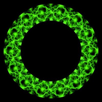 Green Plasma round preview