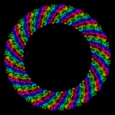 Rainbow Bubbles round preview