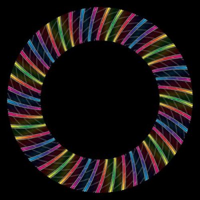 Spectrum Stripes round preview