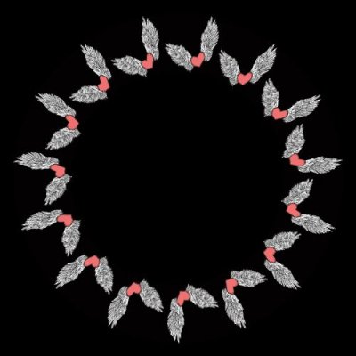 flyingHeart round preview