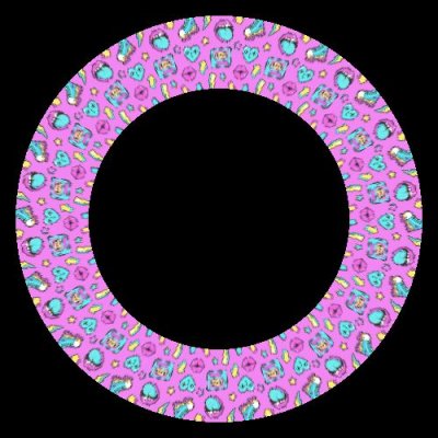 pattern 90s pink 2 round preview