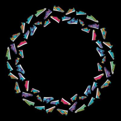 Sneakers black round preview