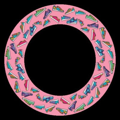 sneakers  pink round preview