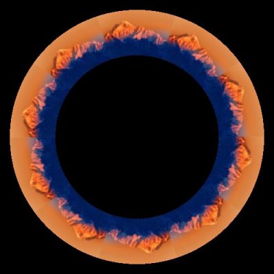 Mountain sunset round preview