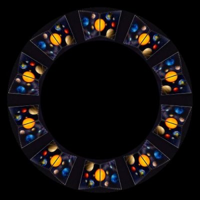 solar system round preview