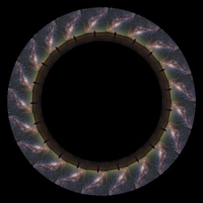 milky way from desert round preview