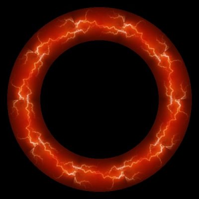 Lightning red round preview