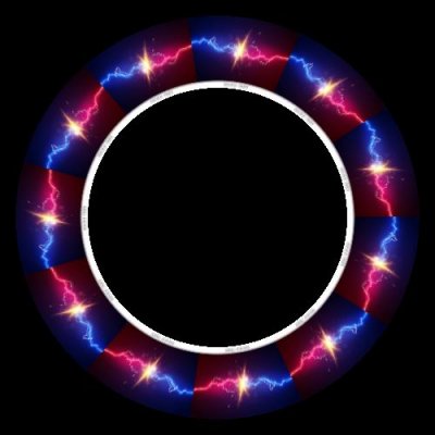 vector illustration abstract electric round preview