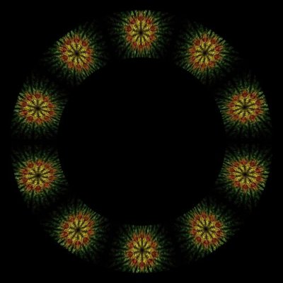 psychedelic fractal 2 round preview