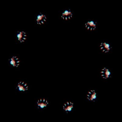 psychedelic spacing ship round preview