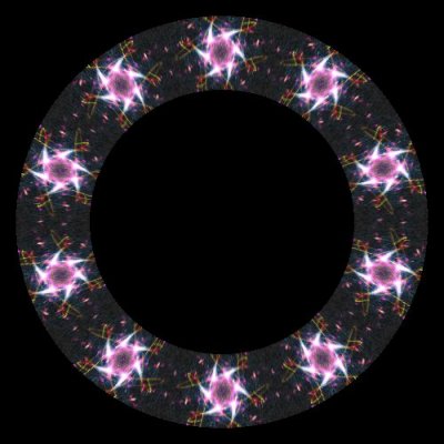 psychedelic fractal round preview