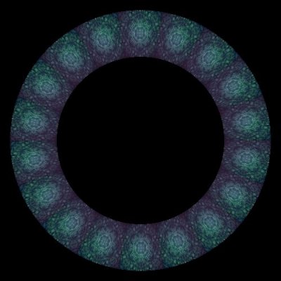 psychedelic fractal round preview