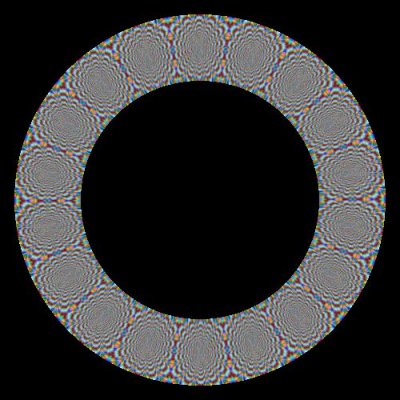 psychedelic effect round preview