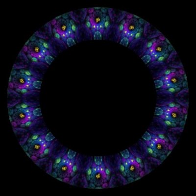 psychedelic abstract round preview