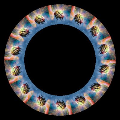 psychedelic brain round preview