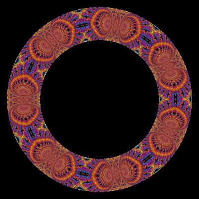psychedelic fractal round preview