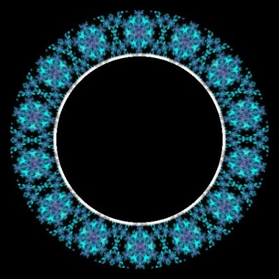 fractal snowflake clip art c round preview