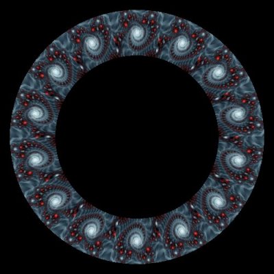 fractal art round preview