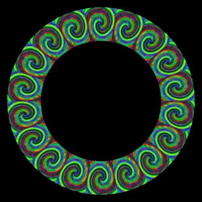 Tie dye round preview