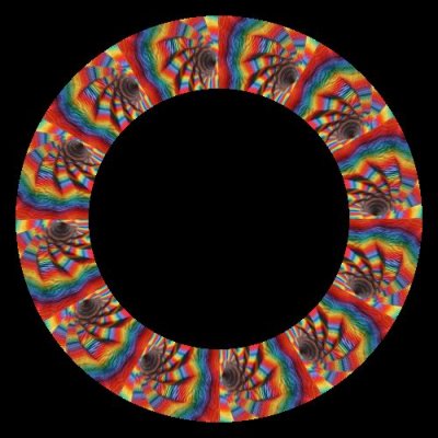 psychedelic colourful round preview