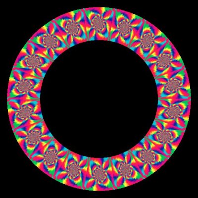 psychedelic art round preview