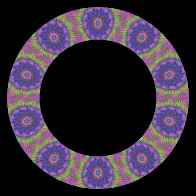 psychedelic colourful 4 round preview