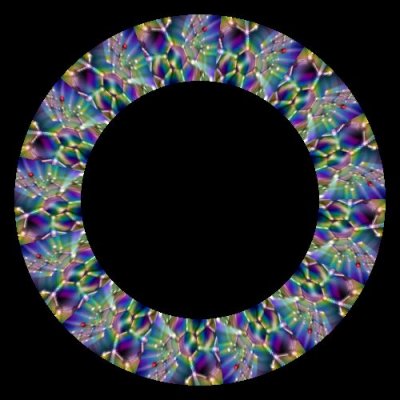 psychedelic colourful 8 round preview