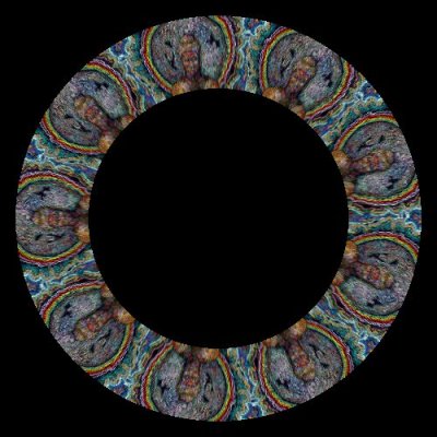 Visionary art Zig Zag Zen Synergetic Press Psychedelics round preview