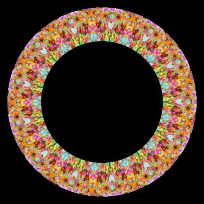 psychedelic colourful 25 round preview