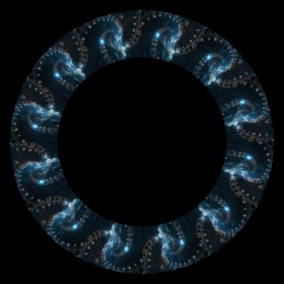 clock abstract round preview