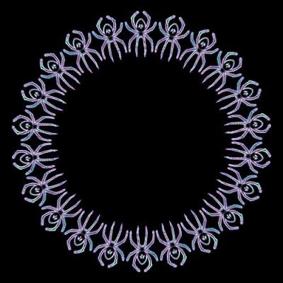 Spider Watercolour round preview