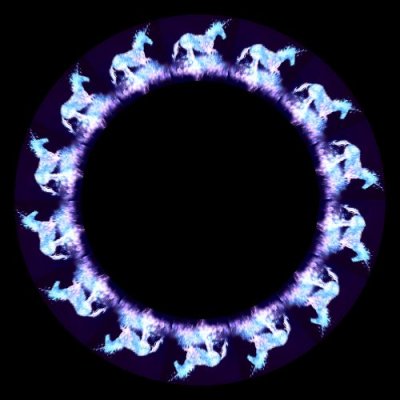 Galaxy unicorn round preview