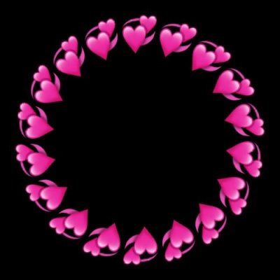 emoji revolving hearts round preview