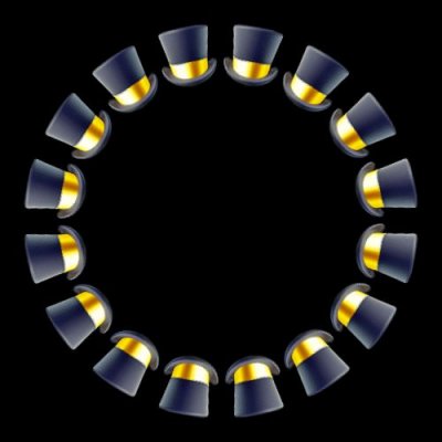 emoji top hat round preview