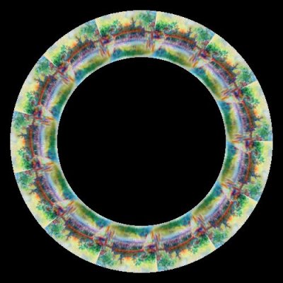 Art abstract round preview